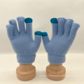 low price touch screen knitted gloves for kids